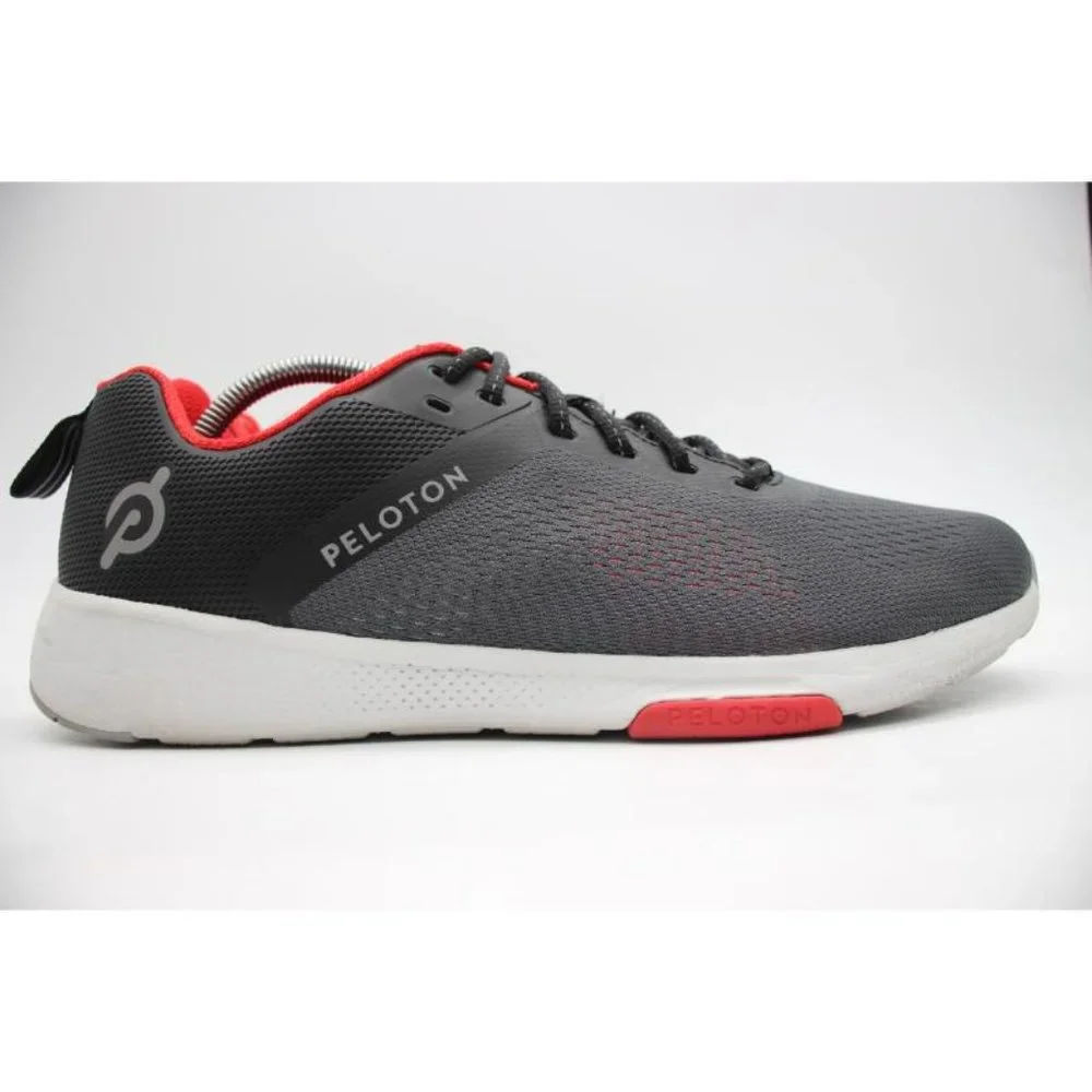 Peloton Shoes Men's Size 11 Circuit Running Athletic Sneaker Gray Red